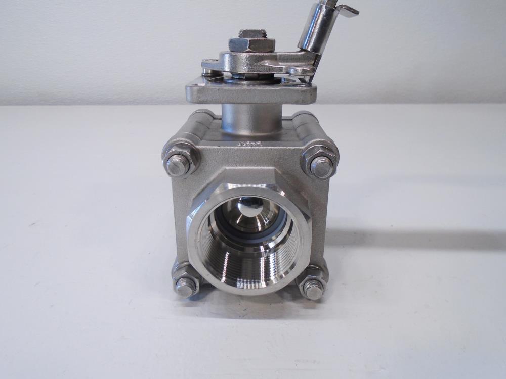 Keystone K-Ball 1-1/2" NPT CF8M Ball Valve F180